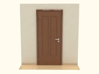 Wooden Door 3D model