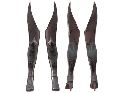 Bodysuit Outfit Low-poly 3D model