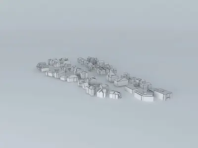 Fagerborg south  Fasting street Free 3D model