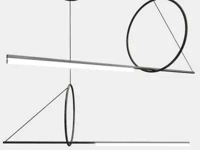 Siris linear pendants 3D model
