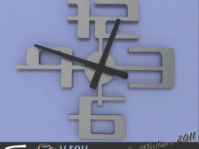 Umbra Big Time Clock 3D model