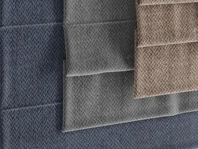 Roman blinds set 23 3D model