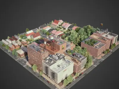 City District A10-R18 3D model