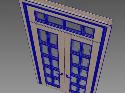 Door Roman Facet DK 3D model