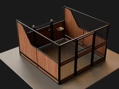 Horse stall 2 3D model