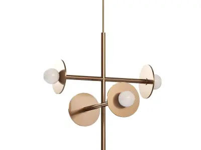 Nodes chandelier 3D model