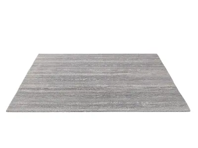 ALMIRON HAND-KNOTTED WOOL SILK RUG 3D model