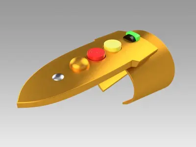 Star Trek Eymorg Control Bracelet  Spocks Brain 3D print model