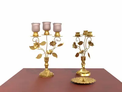 palace candle 3D model