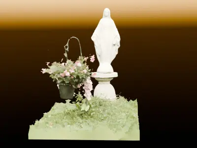 Church Sculpture - Photoscanned - Low Res  Free 3D model