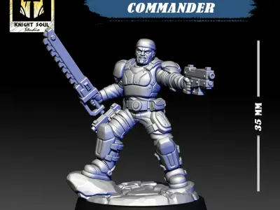 Scions of War Delta One 3D print model