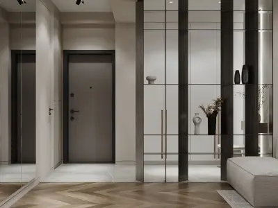 Modern interior 2 3D model