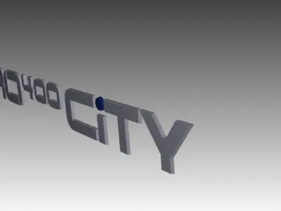 ADL Enviro 400 City Logo Low-poly 3D model