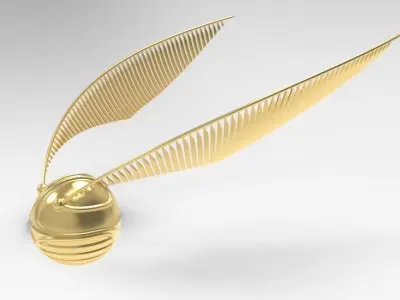 Harry Potter Golden Snitch 3D model