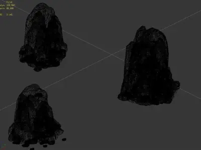 Tongtianhe - rock 02 3D model