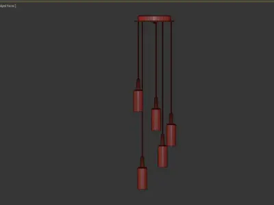 OAKHAM Suspension lamp 3D model