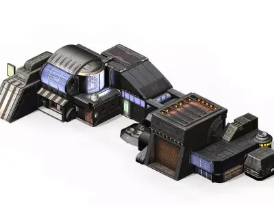 Titan-Small Base Bar - Repair Shop 3D model