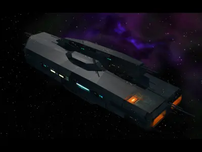 Sandbox Transport Low-poly 3D model