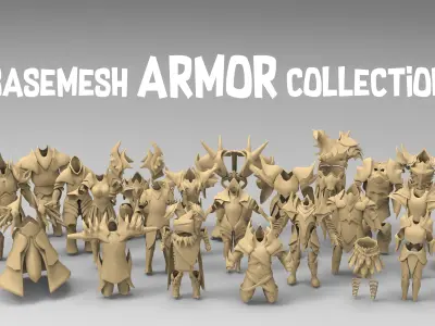 25 basemesh armor collection 2