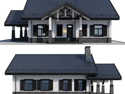 Modern house 20 3D model