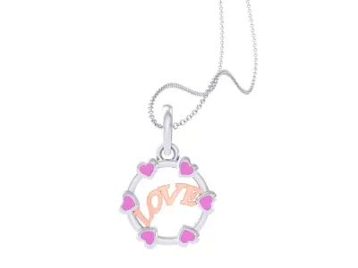 Kids Pendants 3dm STL OBJ FBX Renders Details 3D print model 7