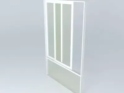 Aluminum window Free 3D model