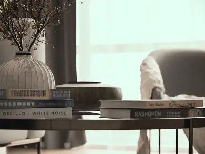 Minimalist Living room 3D model