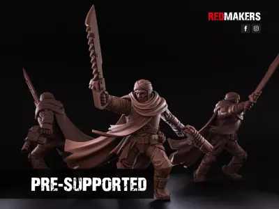 Desert Raiders - Officer of the Imperial Force 3D print model