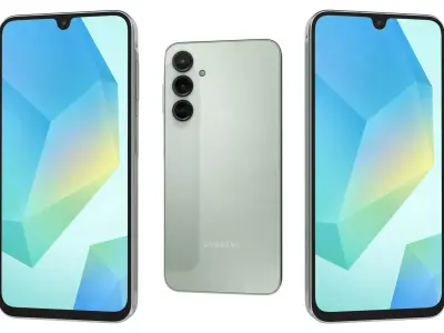 Samsung Galaxy A16 4G Light Green 3D model