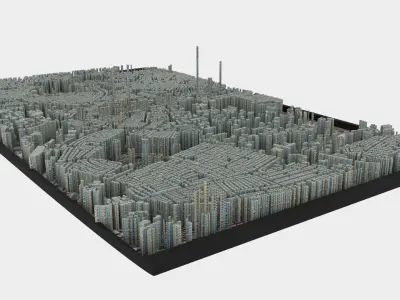 City of Ankara 3D model