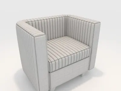 Sofa 1 Seater 12 3D model