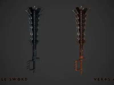 Weapons of Evil Basic Vol1 Lowpoly Low-poly 3D model