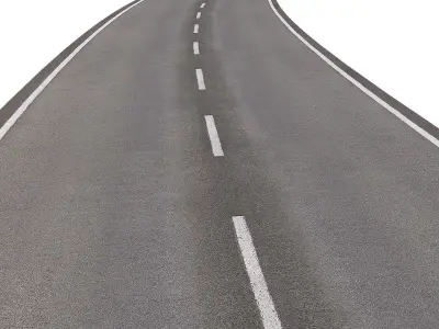 PBR Road circles 3D model