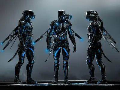 Sci Fi characters pack