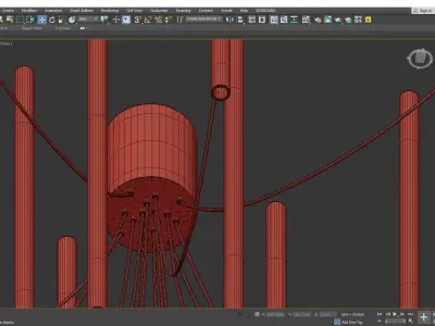 Fabbian ari pendant Low-poly 3D model