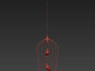 Bell Marine Chandelier 3 3D model