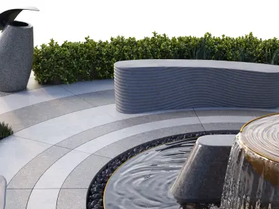 Park Square 3D model