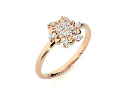 Women ring 3D print model 81