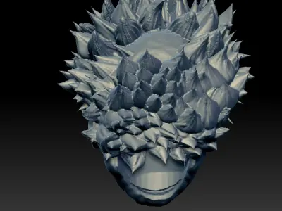 Realistic Cartoon Scientist 3D print model