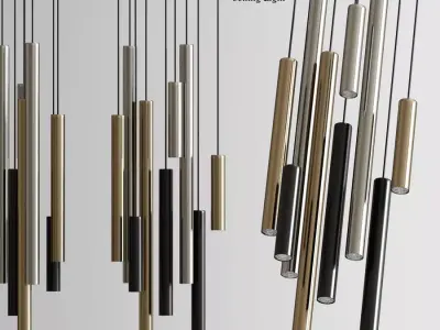 A-tube pendant 3D model