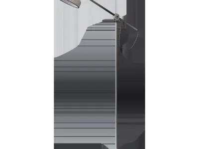 RANARP RANARP Floor  reading lamp off-white 3D model