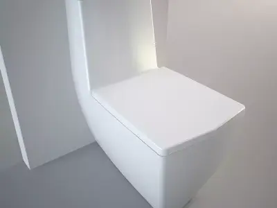 Althea Oceano Toilet Low-poly 3D model