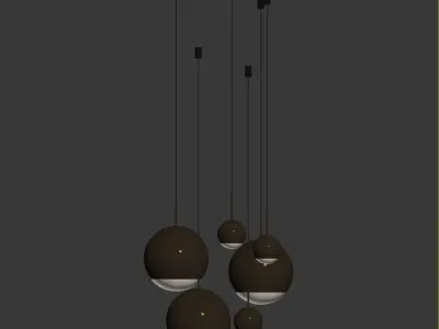 Mirror Ball Pendants Tom Dixon 3D model