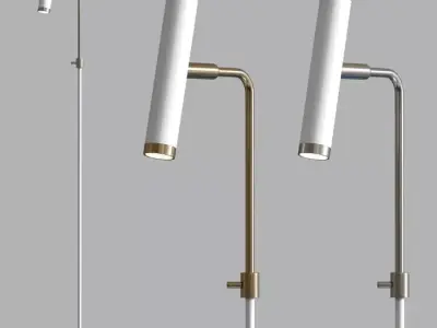 Led Vertigo Floor Lamp 3D model