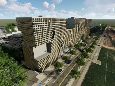 Simmons Hall MIT 3D model