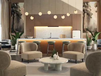 ArchViz Scene Vol 2 - Lobby 3D model