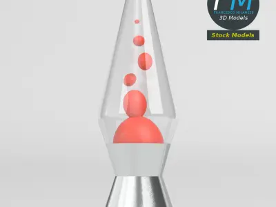 Lava lamp 3D model order