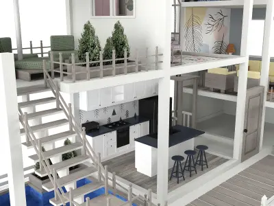 Doll House 3D model
