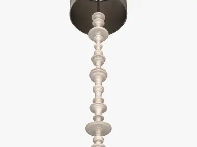 Porta Romana Spin floor lamp 3D model