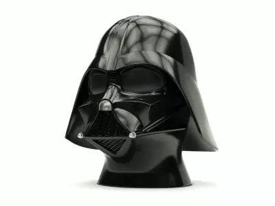 Darth Vader helmet high definition mesh 3D model